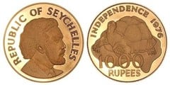1.000 rupees (Independencia)