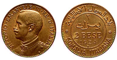 2 bese (Somalia Italiana)
