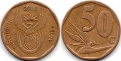 50 cents (iNingizimu Afrika)