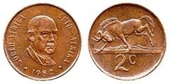 2 cents (Balthazar J. Vorster - SOUTH AFRICA - SUID-AFRIKA)