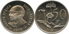 50 cents (Nicolaas Diederichs - SOUTH AFRICA - SUID-AFRIKA)