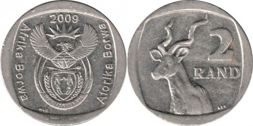 2 rand (Africa Borwa - Aforika Borwa)