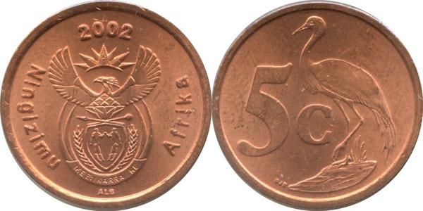 5 cents (Ningizimu Afrika)