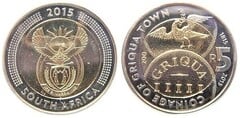 5 rand (200 Aniversario de la Moneda de la Ciudad de Griqua - SOUTH AFRICA)