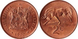 2 cents (SOUTH AFRICA - SUID-AFRIKA)