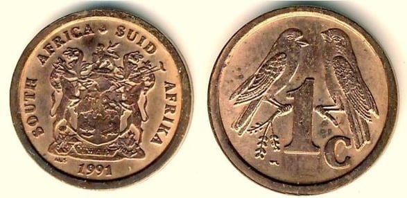 1 cent (SOUTH AFRICA - SUID-AFRIKA)