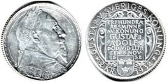 2 kronor (300 Aniversario de la Muerte de Gustav II Adolf)