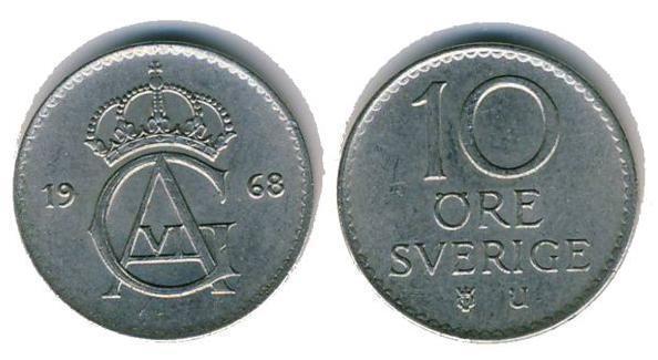 10 öre (Gustaf VI)