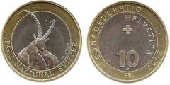 10 francs (Cabra de los Alpes)