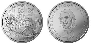 20 francs (Centenario del nacimiento de Jean Tinguely)
