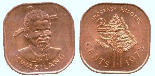 2 cents (FAO) (Sobhuza II)