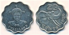 20 cents (Mswati III)