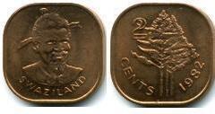 2 cents (Sobhuza II)
