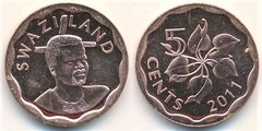 5 cents (Mswati III)