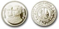10 baht (72 Aniversario de la Caja de Ahorros del Gobierno)