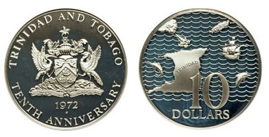 10 dollars (10º Aniversario de la Independencia)