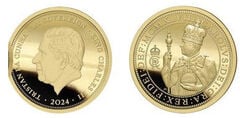1/8 sovereign (76 cumpleaños del rey Carlos III)