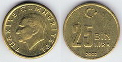 25 bin lira