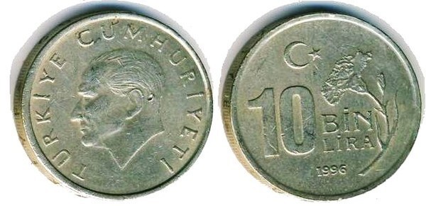 10 bin lira