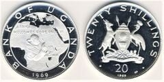 20 shillings (Visita del Papa Pablo VI)