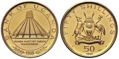 50 shillings (Visita del Papa Pablo VI)
