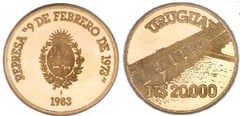 20.000 nuevos pesos (Represa 9 de Febrero de 1973)