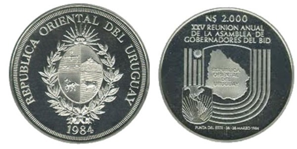 2.000 nuevos pesos (XXV Reunión de Gobernadores del BID)