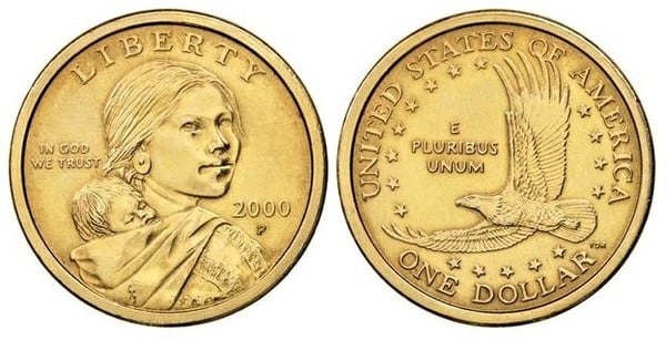 taquigrafía materno Adoración Moneda 1 dollar (Sacagawea Dollar) 2000D-2008S de Estados Unidos | Foronum
