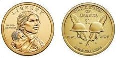 1 dollar (Sacagawea Dollar - Native American Dollar - Mohawk)