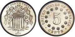 5 cents (Shield Nickel)