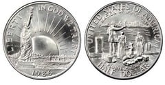 50 cents (Estatua de la Libertad)