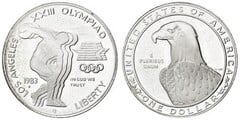 1 dollar (XXIII Juegos Olímpicos-Los Ángeles 1984 - Lanzamiento de Disco)