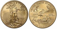 25 dollars (1/2 Oz. Fine Gold - American Gold Eagle)