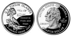 1/4 dollar (Distritos y Territorios - US Virgin Islands)