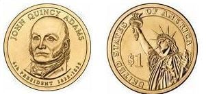 1 dollar (Presidentes de los EEUU - John Quincy Adams)