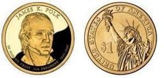 1 dollar (Presidentes de los EEUU - James K. Polk)