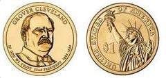 1 dollar (Presidentes de los EEUU - Grover Cleveland, 1er mandato)