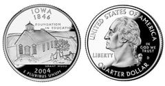 1/4 dollar (50 Estados de los EEUU - Iowa)