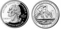 1/4 dollar (America The Beautiful - Vicksburg National Military Park)