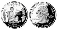 1/4 dollar (50 Estados de los EEUU - Alabama)