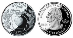 1/4 dollar (50 Estados de los EEUU - Georgia)