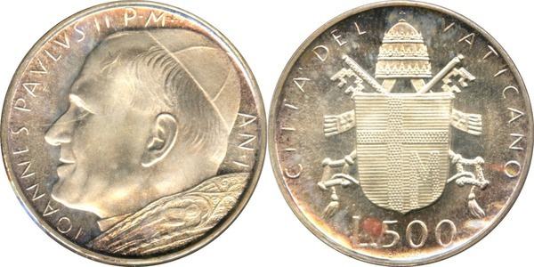 500 lire (Juan Pablo II)