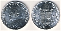 1.000 liras (Juan Pablo II)