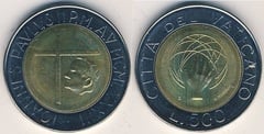 500 liras (Juan Pablo II)