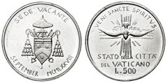 500 lire (Sede Vacante)