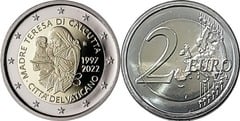2 euro (25 Aniversario de la Muerte de la Madre Teresa de Calcuta)