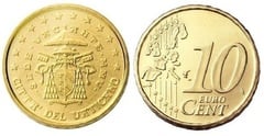 10 euro cent (Sede Vacante)