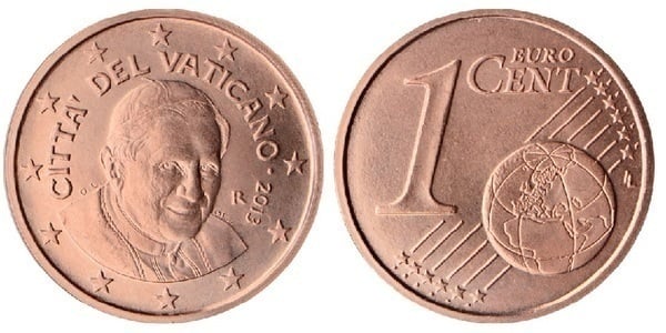 1 euro cent (Benedicto XVI)