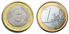 1 euro (Benedicto XVI-1er mapa)