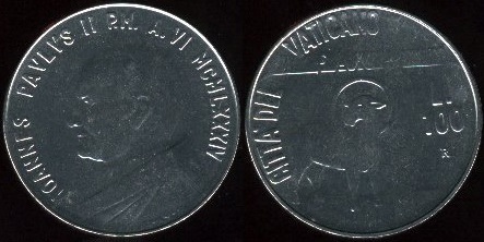 100 liras (Juan Pablo II)